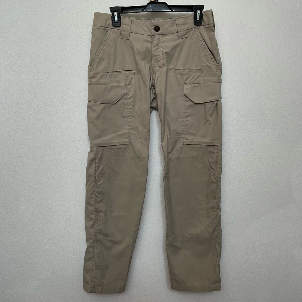 First Tactical Women's Khaki Heavy Duty Cargo Pants Size 8 Work Uniform EMT